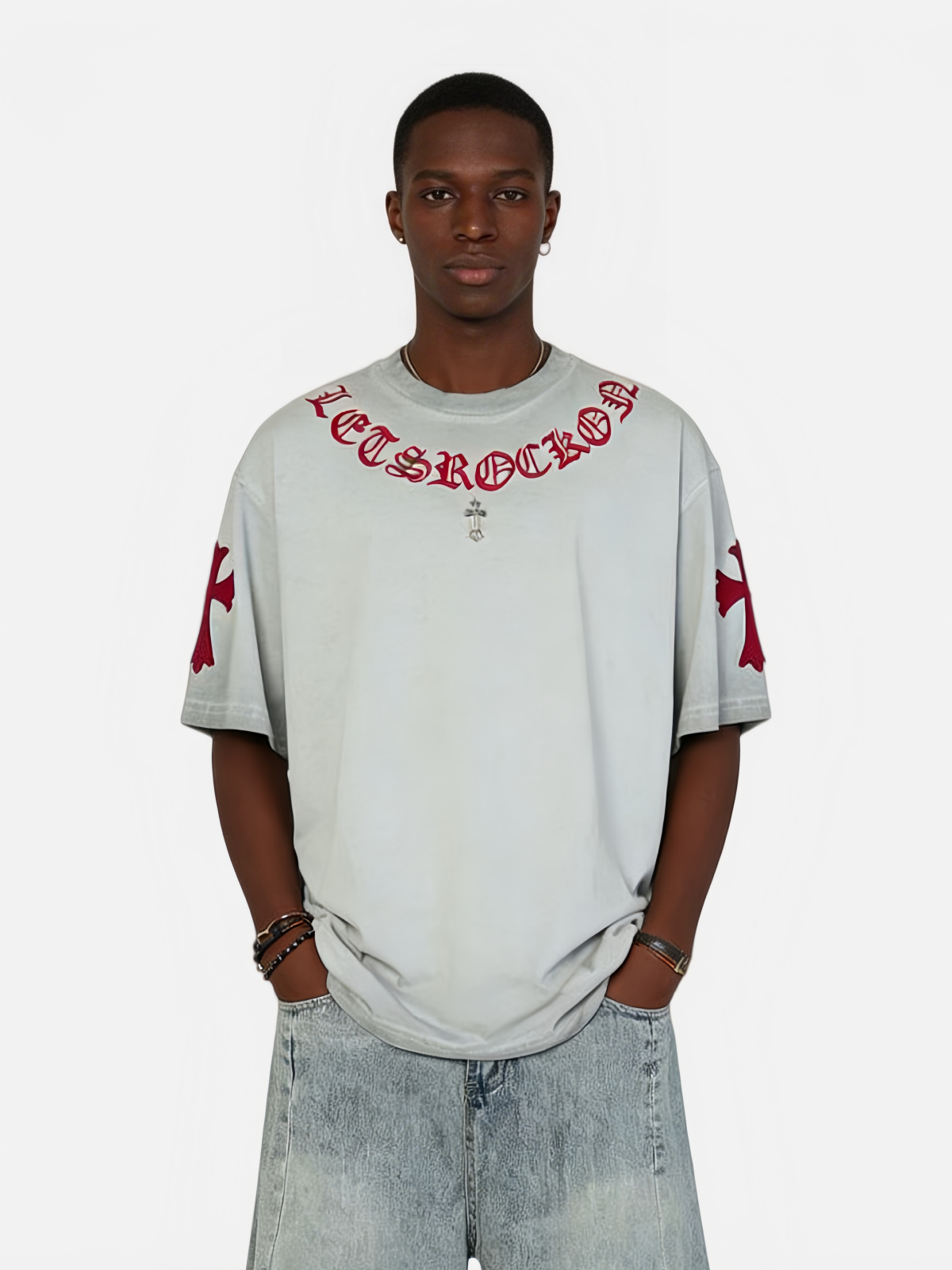 Haaura “LETS ROCK ON” Graphic Tee