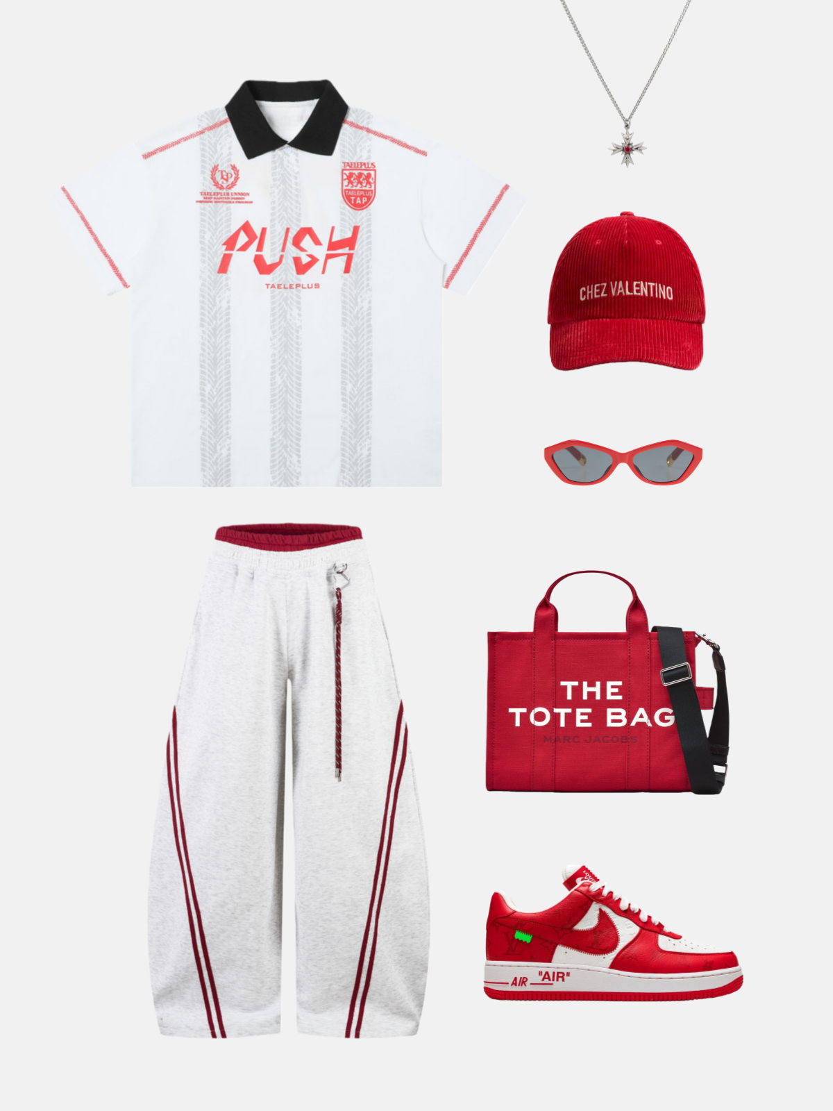 Haaura No.32 Racing Stripe Polo Shirt