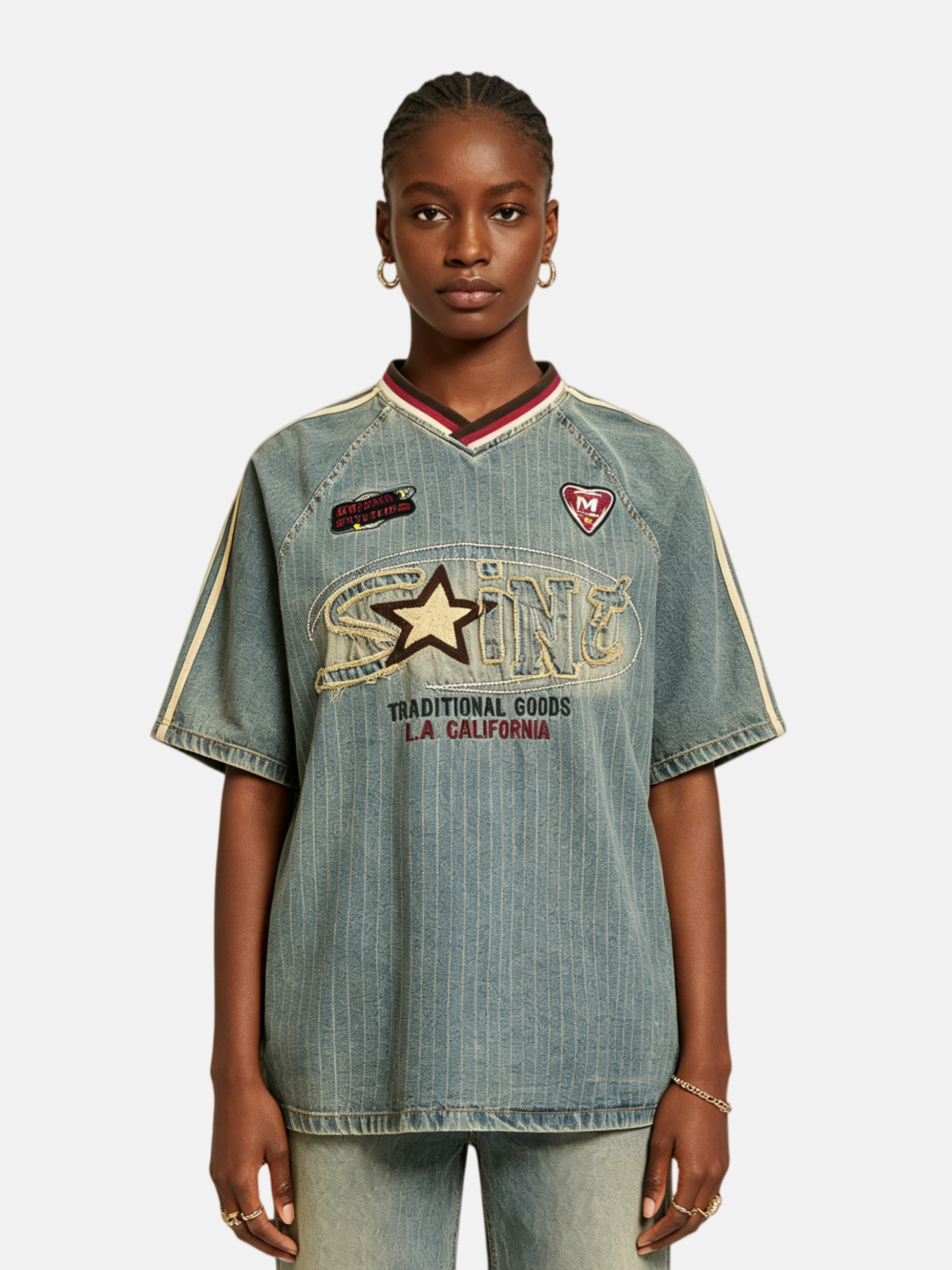 Haaura Vintage Star Collage Tee