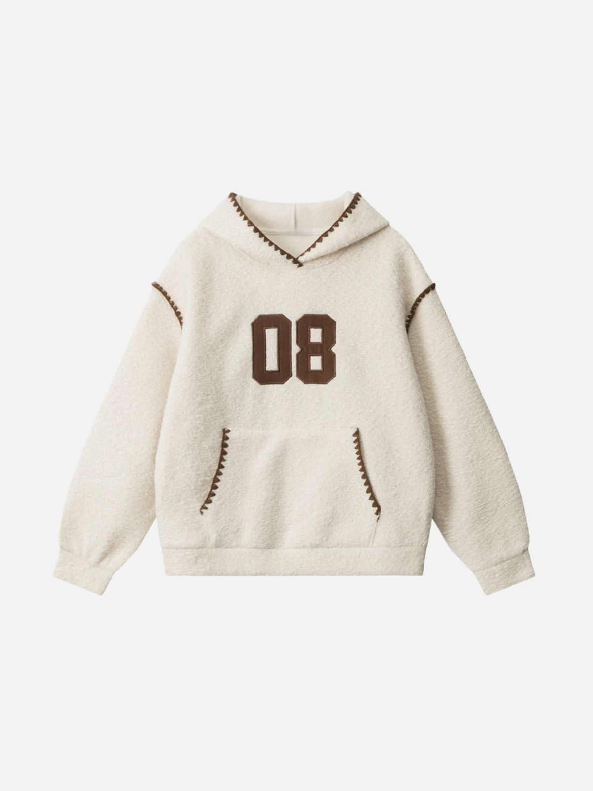 Haaura 08 Graphic Cropped Pullover Hoodie