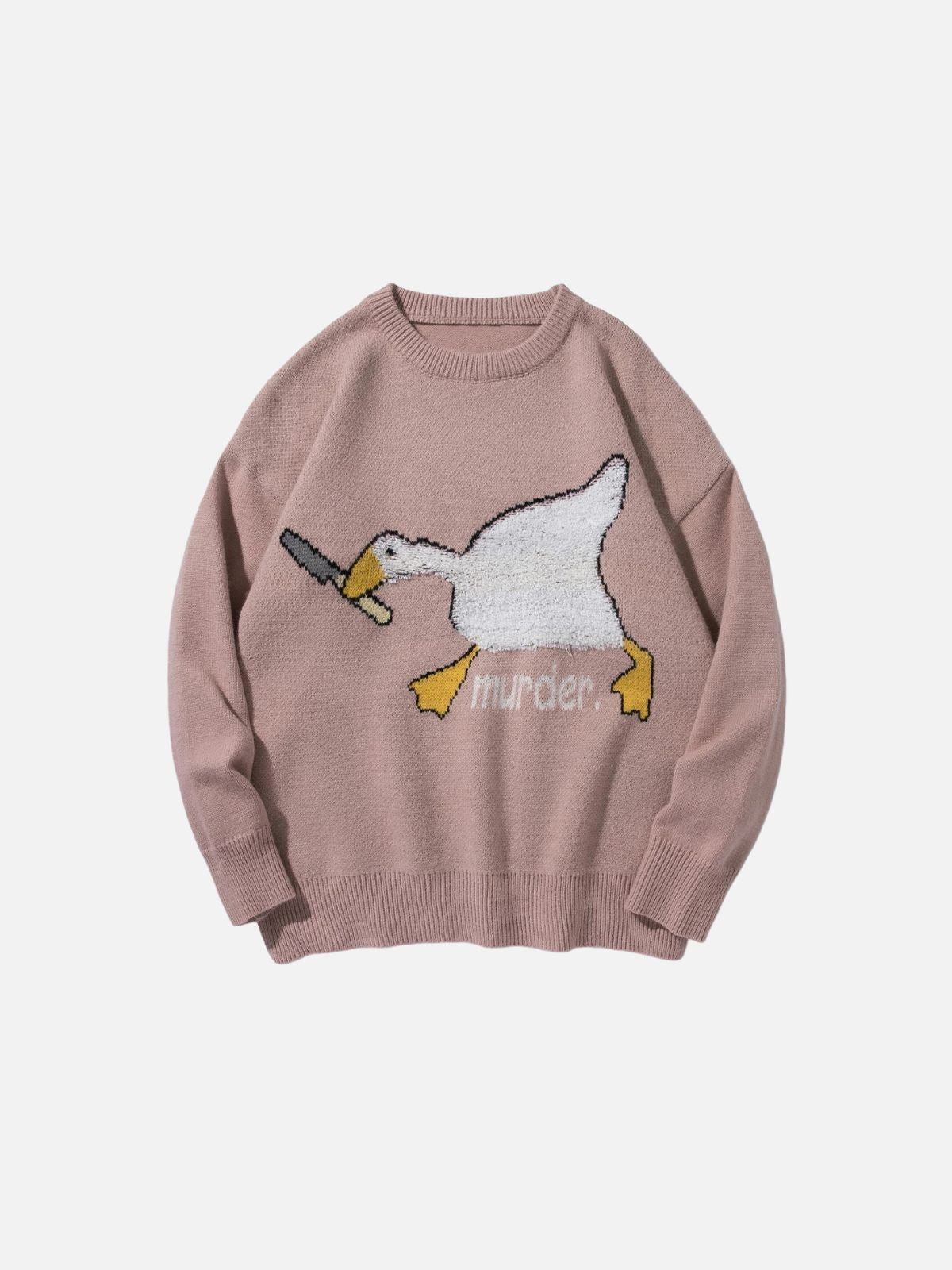 Haaura Murder Goose Graphic Knit Sweater