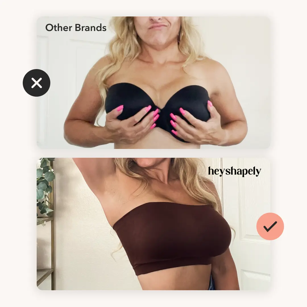 Strapless Convertible Bra Wireless Comfort Removable Straps