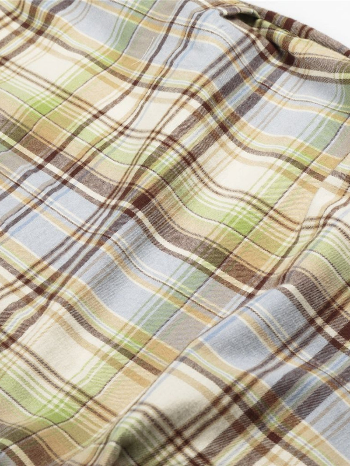 Haaura Star Waist Plaid Baggy Barrel Pants