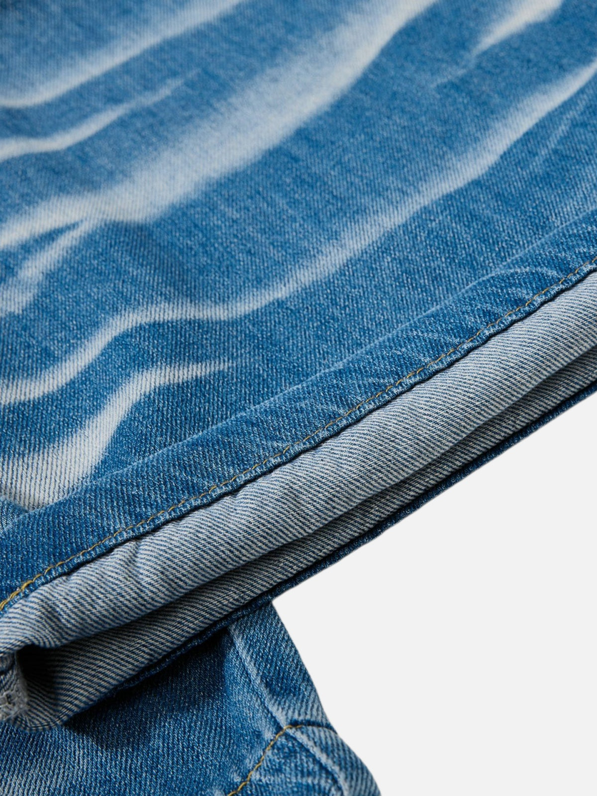 Haaura Washed Script Baggy Jeans
