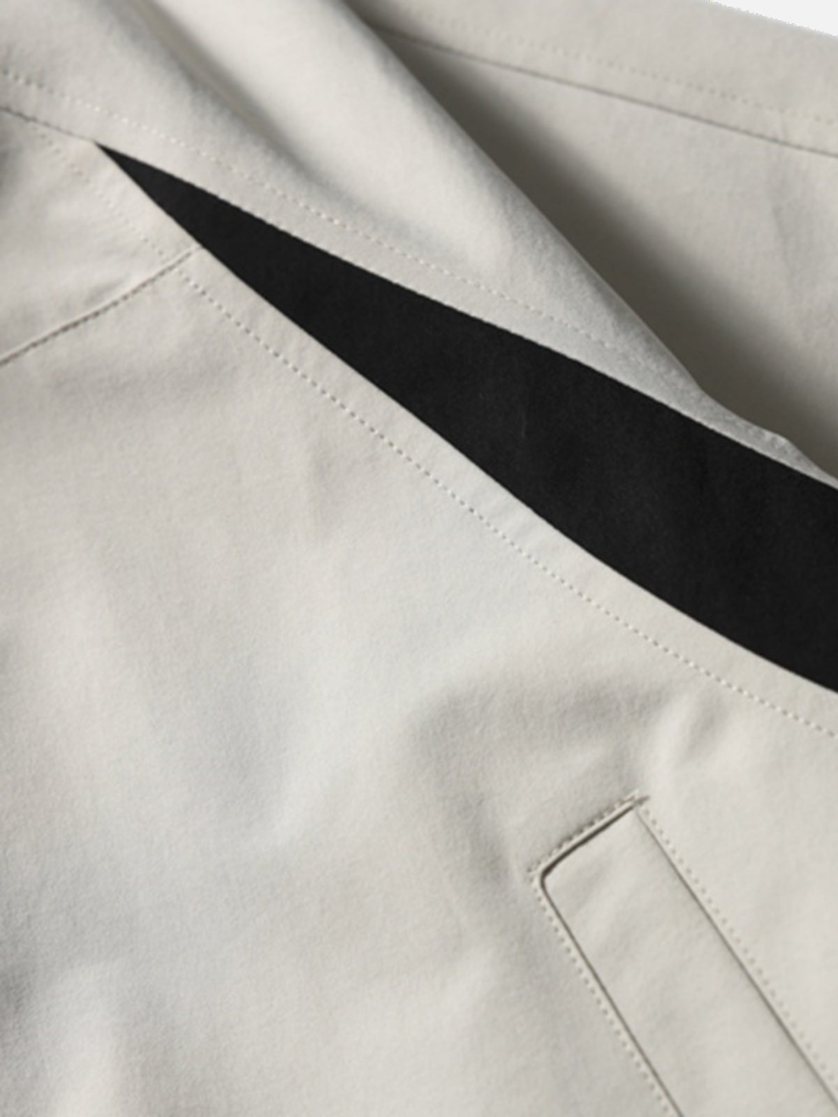 Haaura Contrast Panel Zip Up Jacket