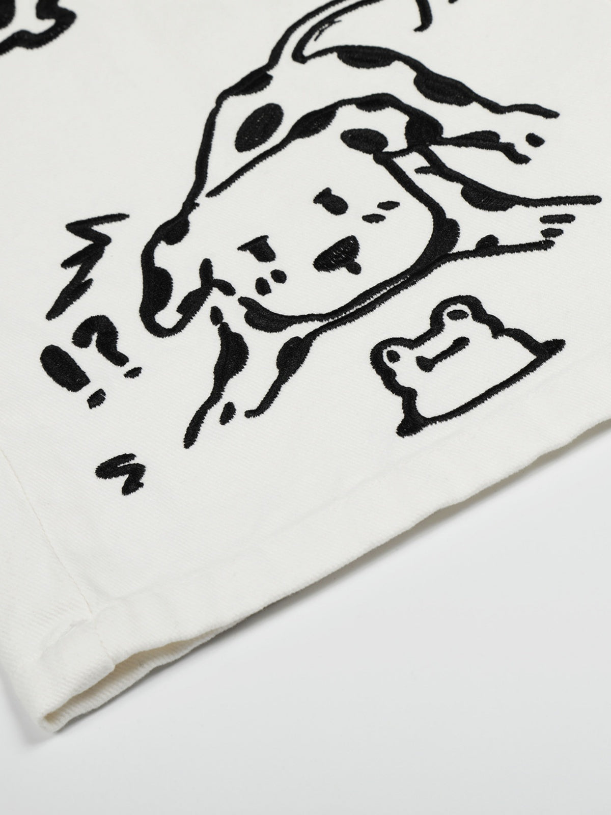 Haaura Baggy Vintage Dog Print Pants