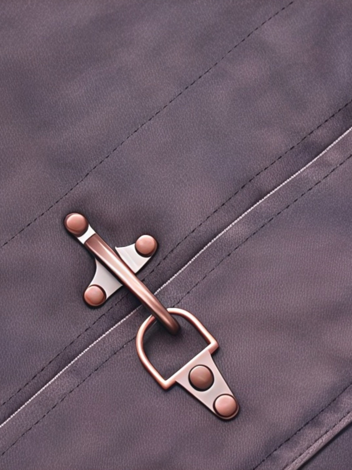 Haaura Fireman Clasp Zip Up Jacket