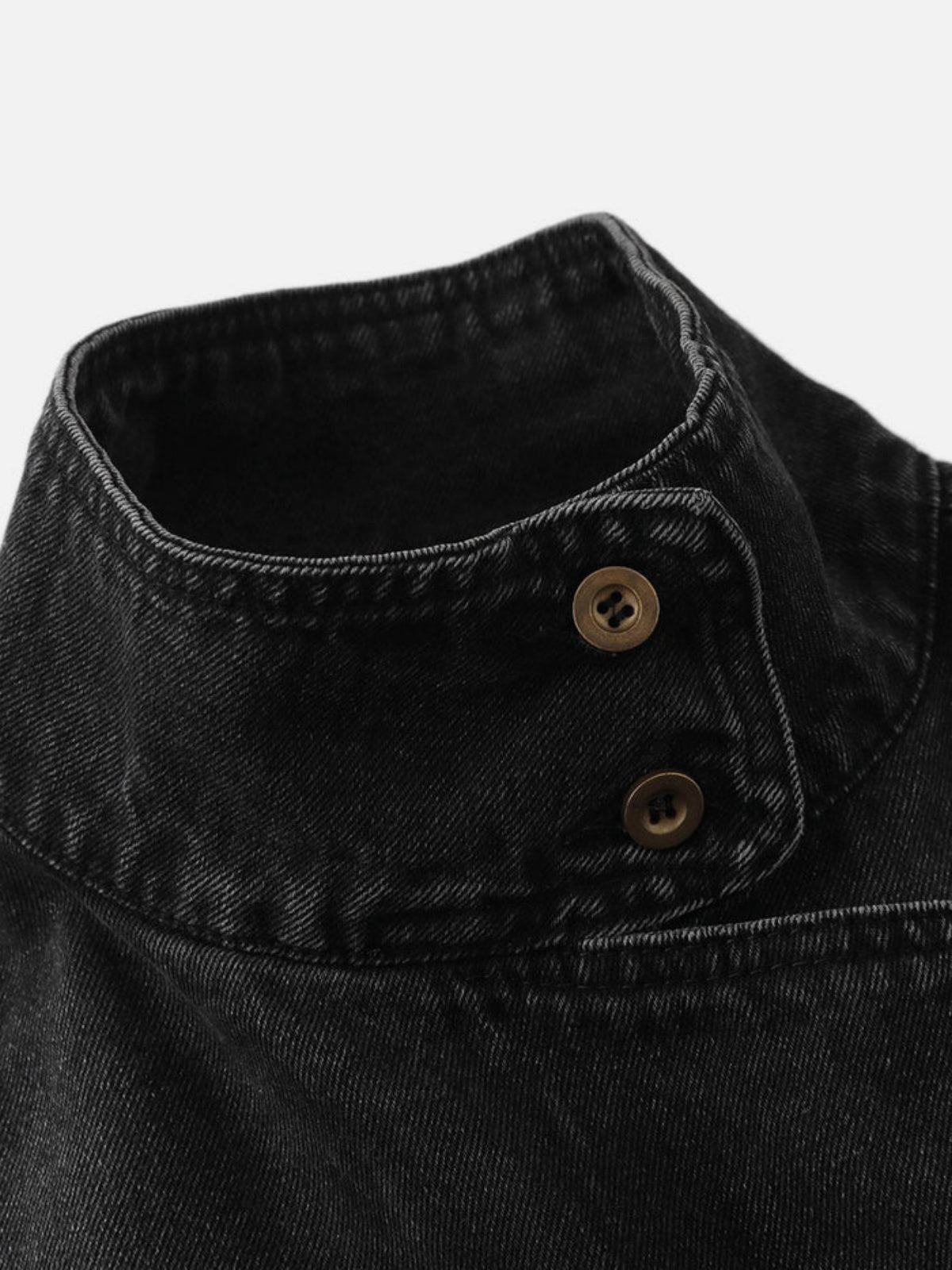 Haaura Button Washed Denimi Jacket