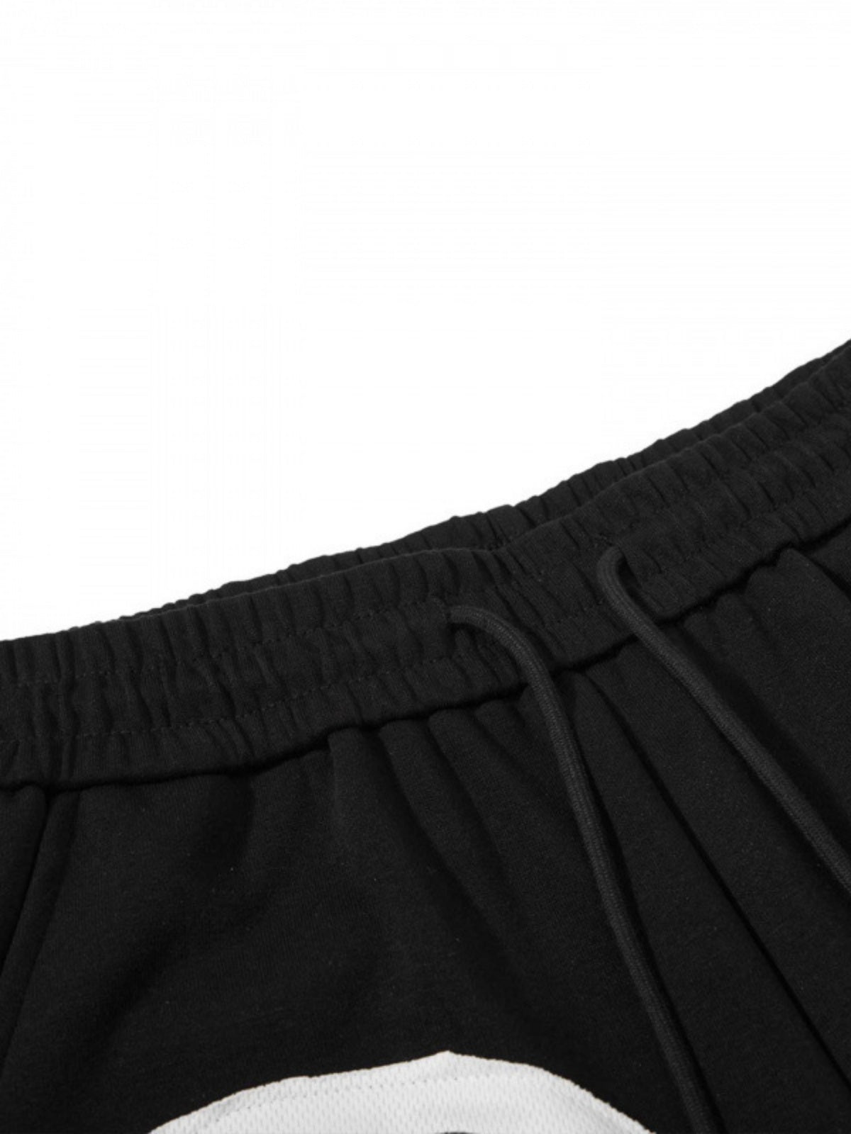 Haaura Camo Number Patch Drawstring Baggy Sweatpants