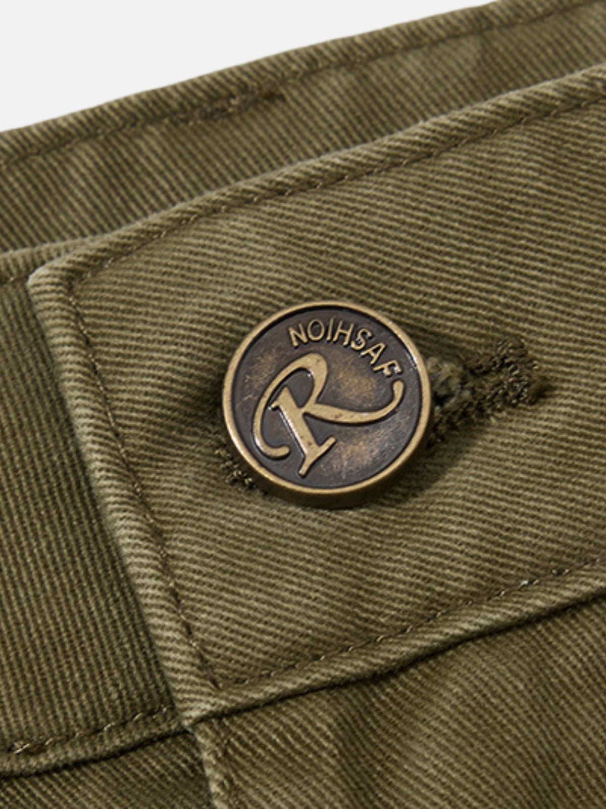 Haaura Zipper Cargo Baggy Pants