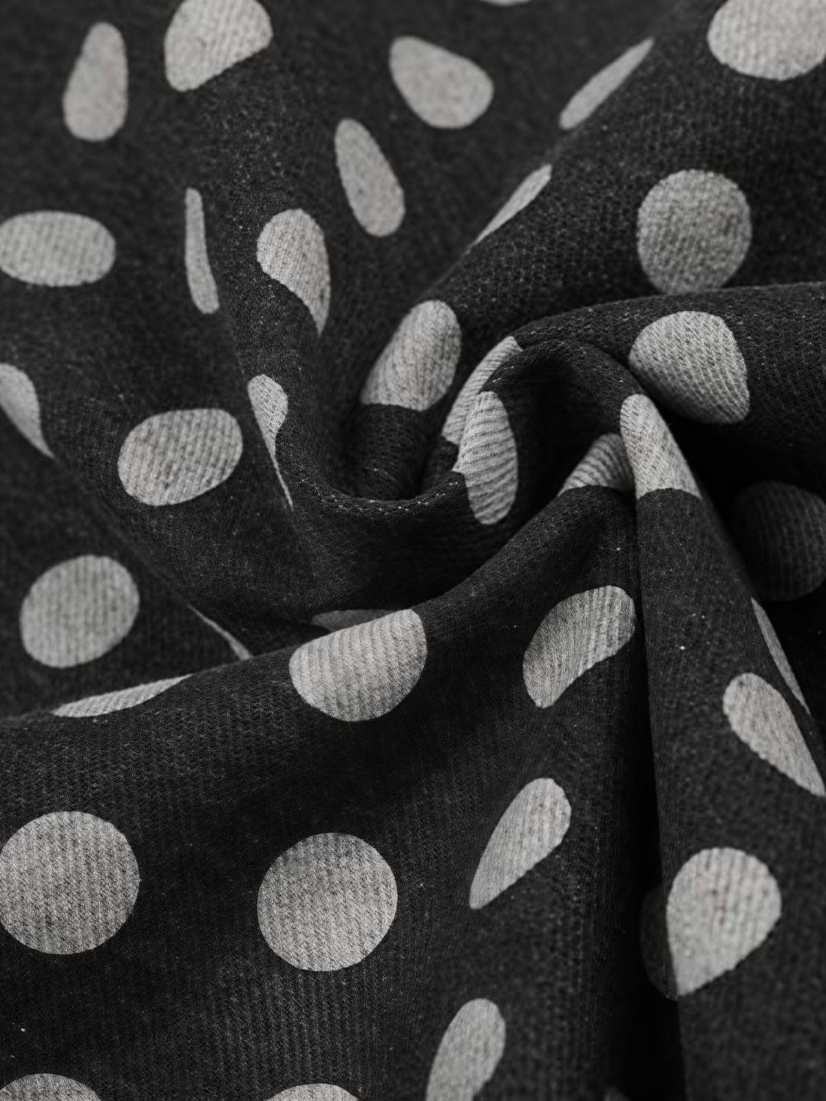 Haaura Polka Dot Striped Sleeve Track Jacket