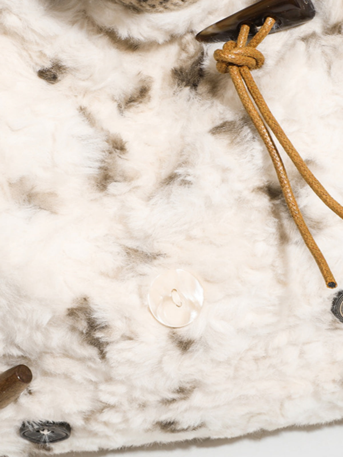 Winter Knit Scarf Strap Faux Fur Hobo Bag