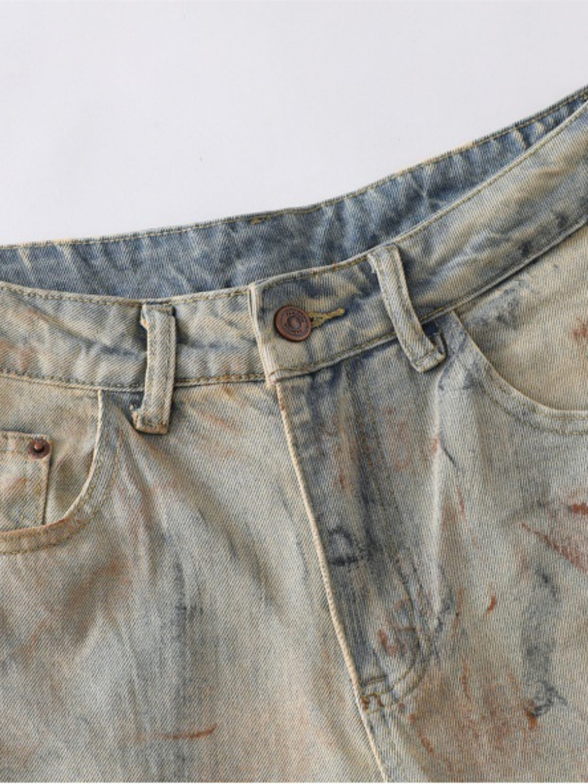 Haaura Wide-Leg Baggy Jeans