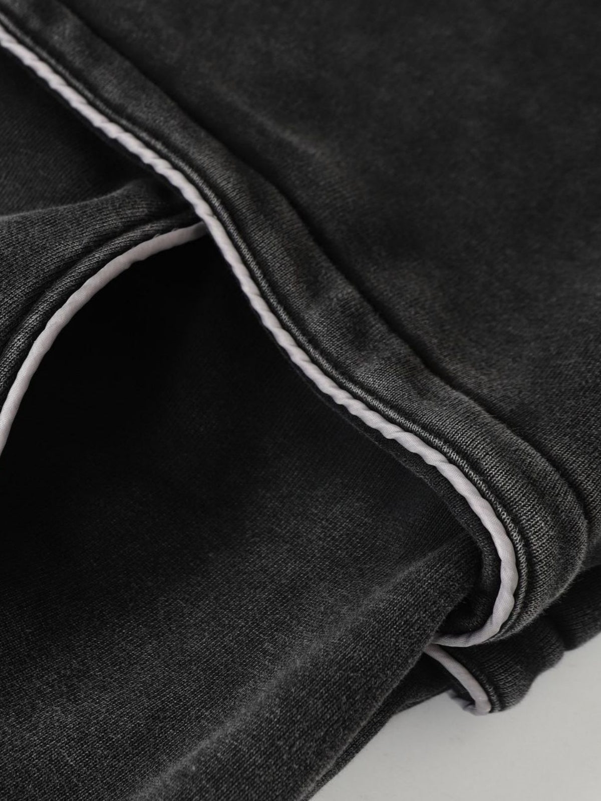 Haaura Distressed Stitch Detail Hoodie