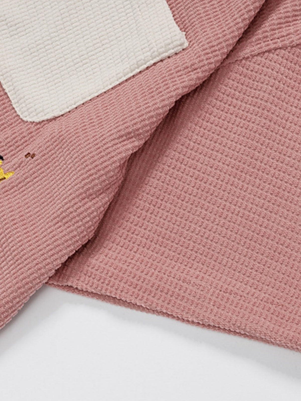 Haaura Puppy Embroidered Contrast Collar Shirt