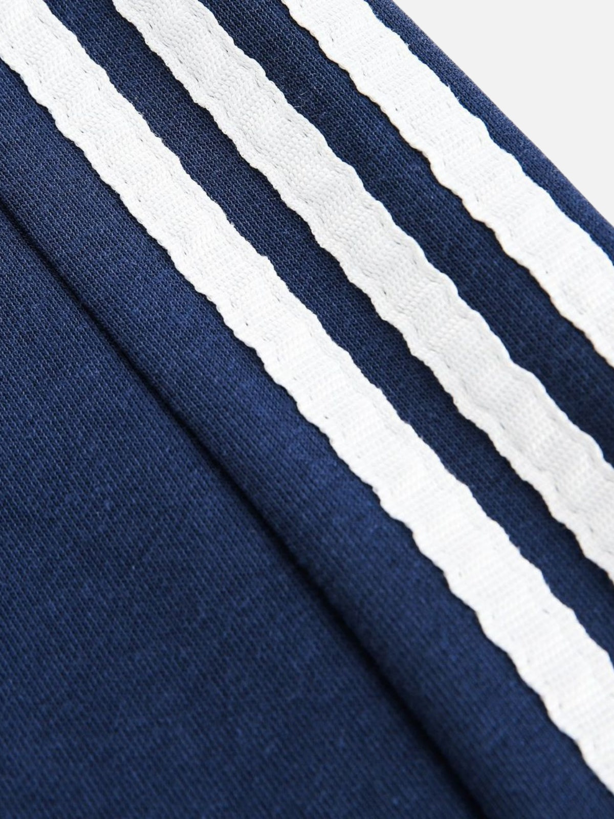 Haaura V-Neck Side Stripe Sweatshirt