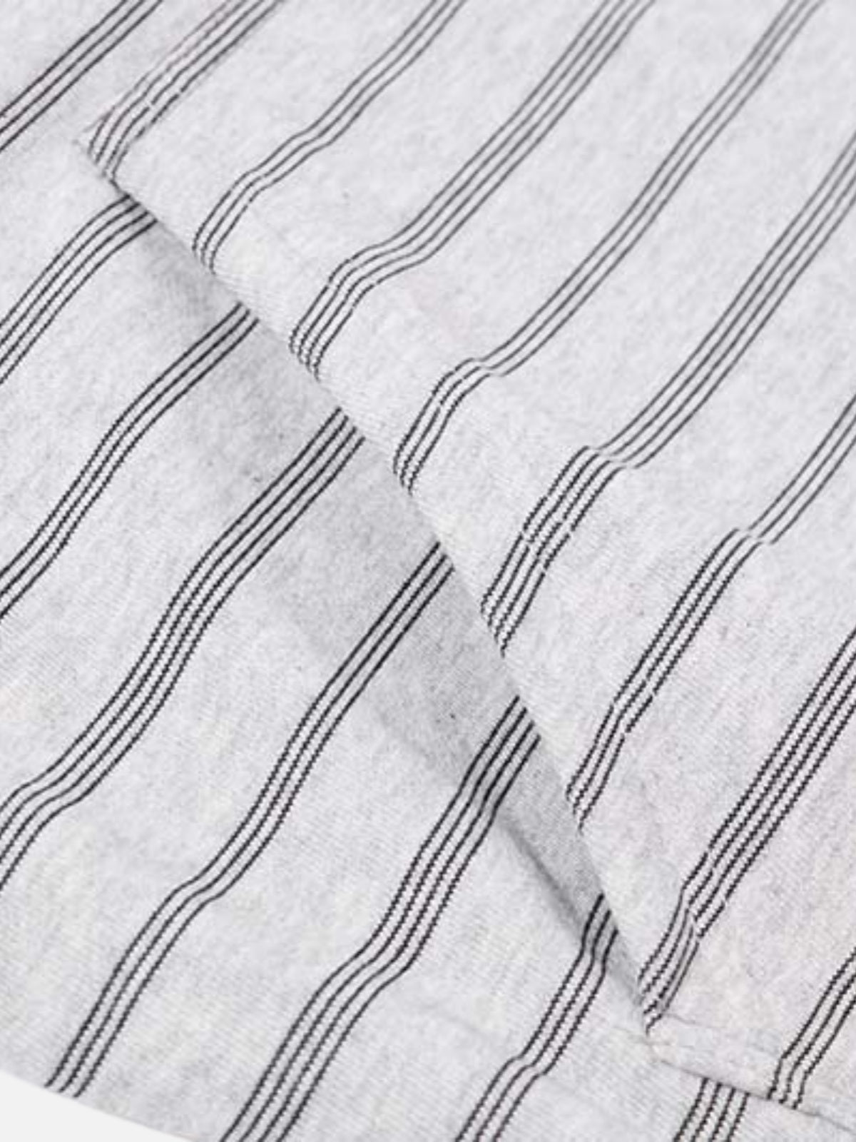 Haaura Stripe Zip Up Hoodie