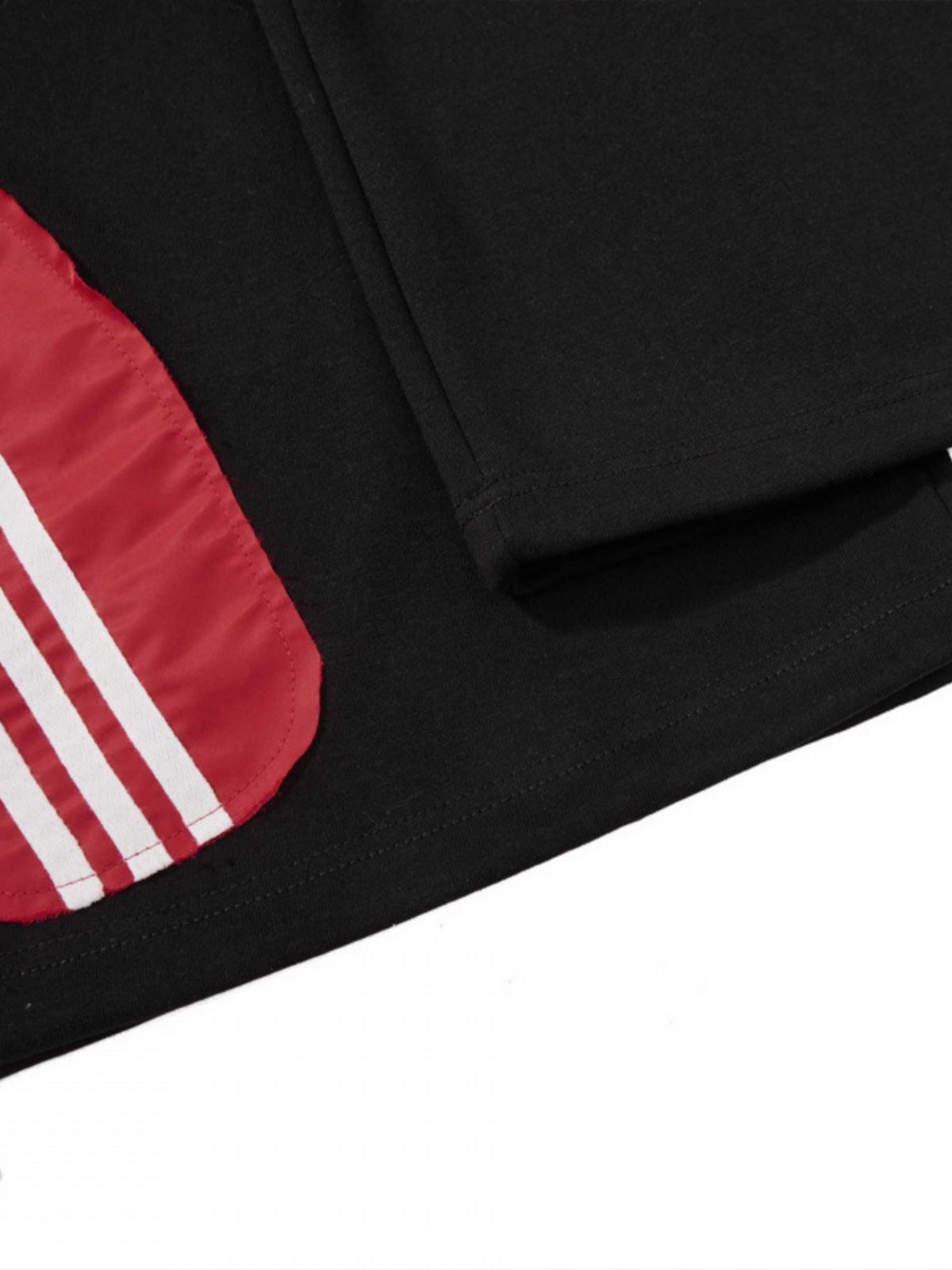 Haaura Camo Number Patch Drawstring Baggy Sweatpants