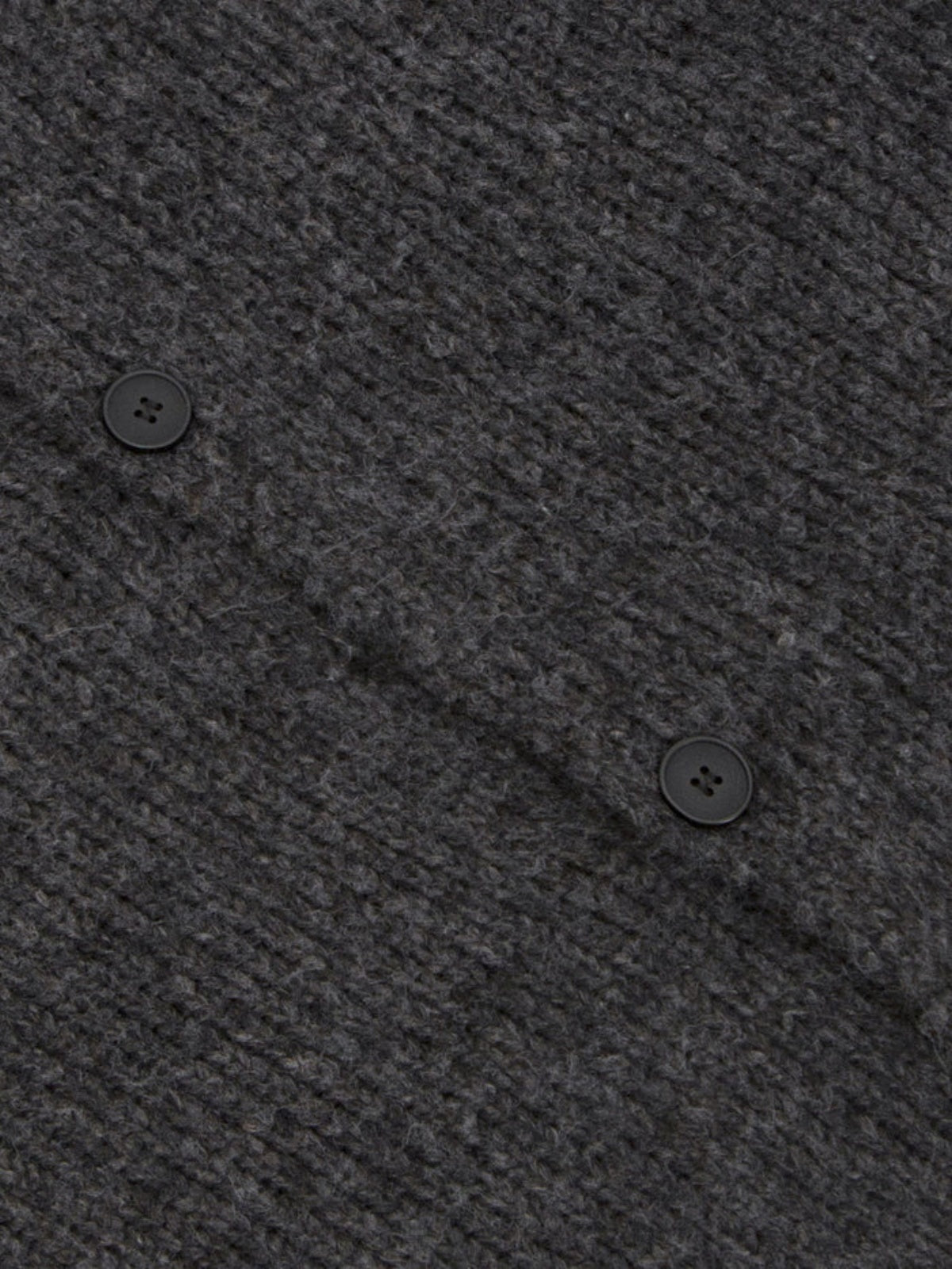 Haaura Button High Neck Knit Cardigan