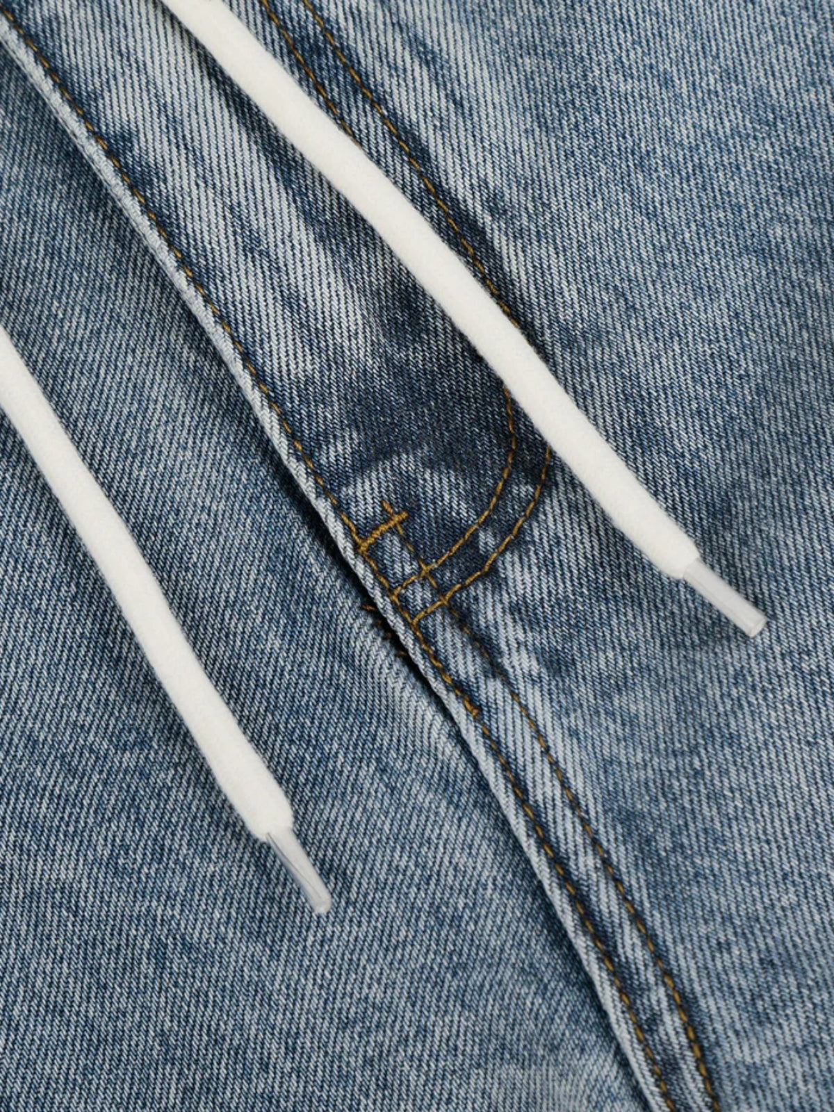 Haaura Ribbed Waistband Jeans