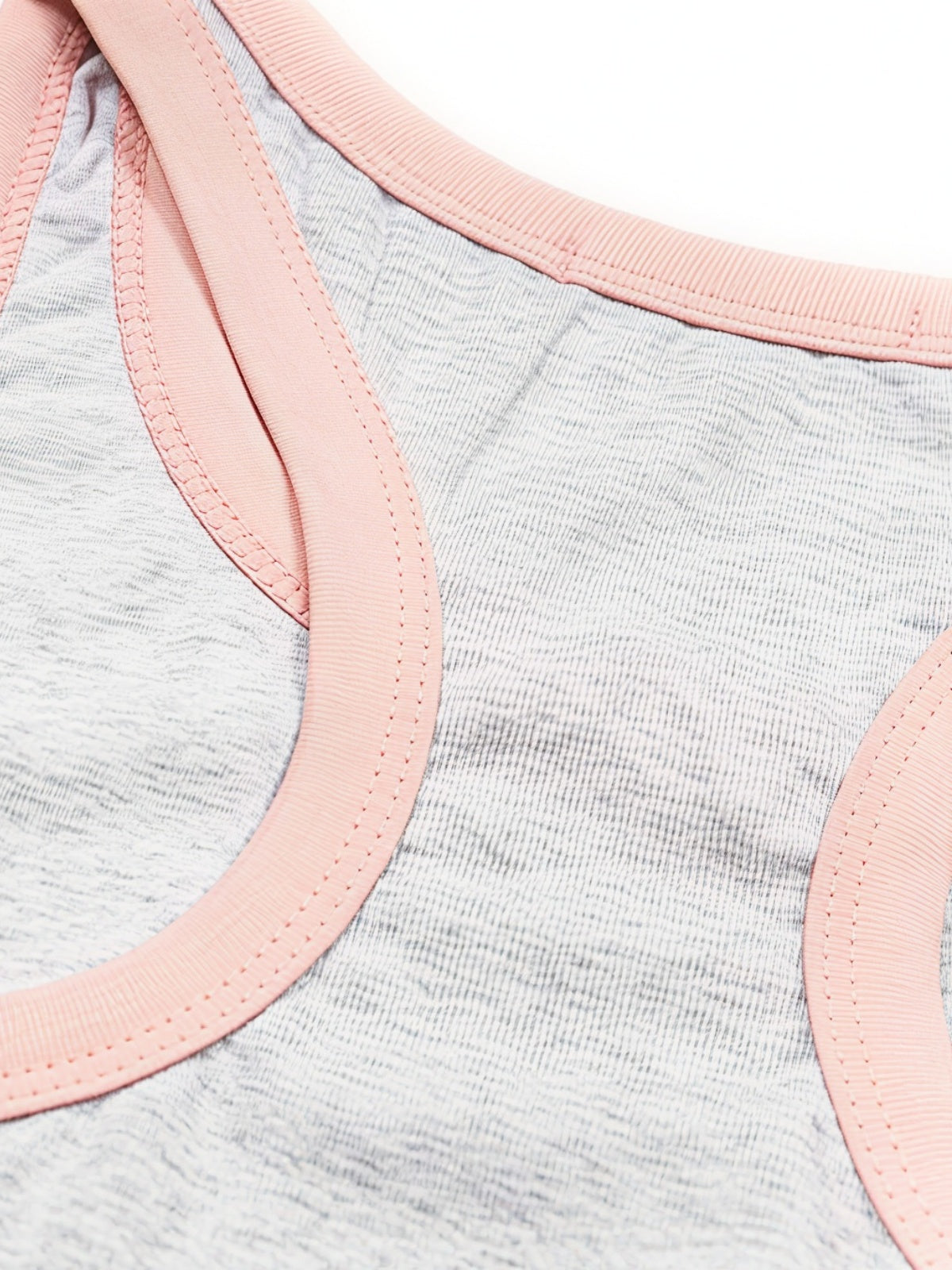 Haaura Slim-fit Embroidered Contrast Tank Top