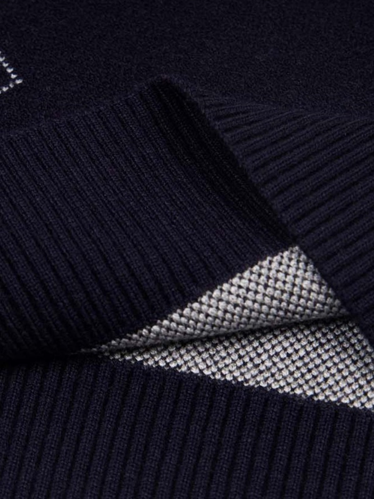 Haaura Argyle Knit Tube Top