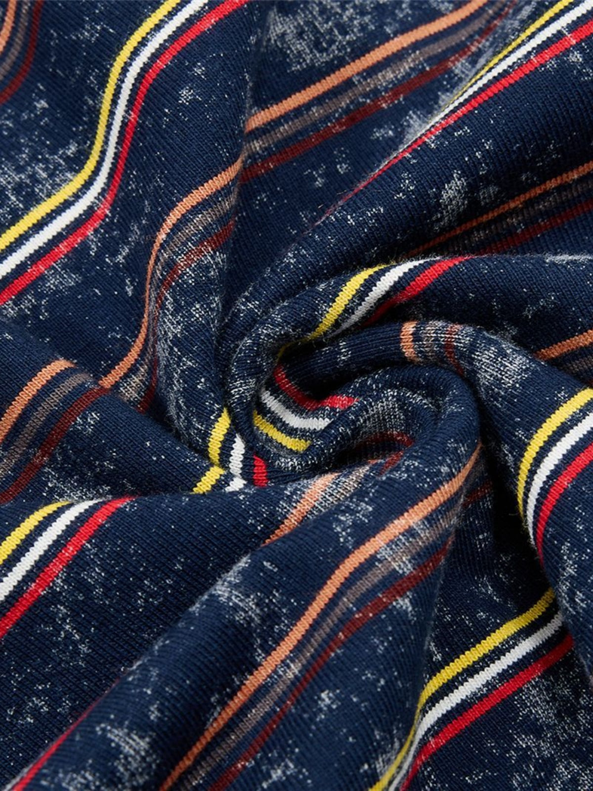 Haaura Acid Wash Stripe Graphic Tee