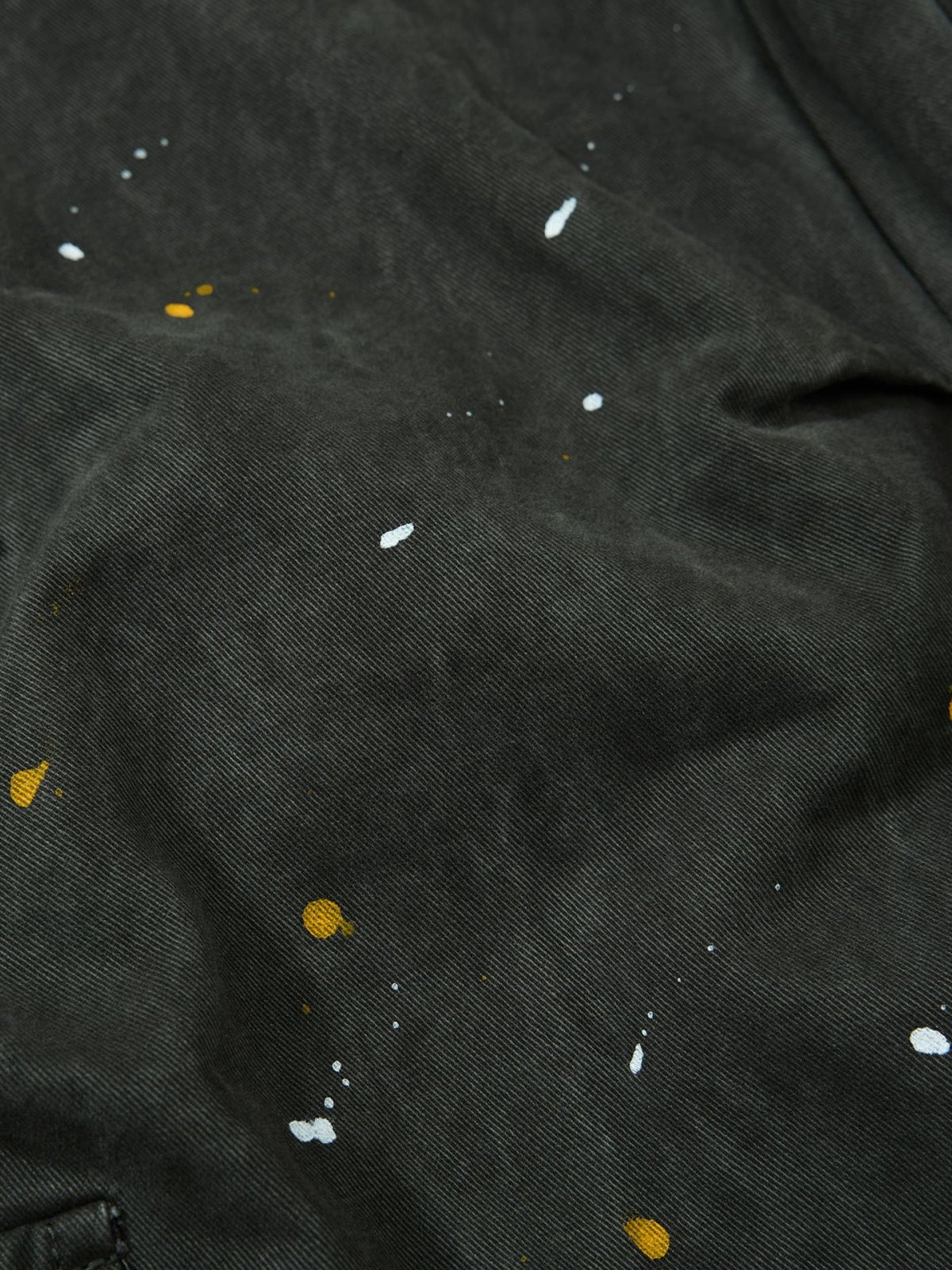 Haaura Black Splatter Cargo Baggy Pants