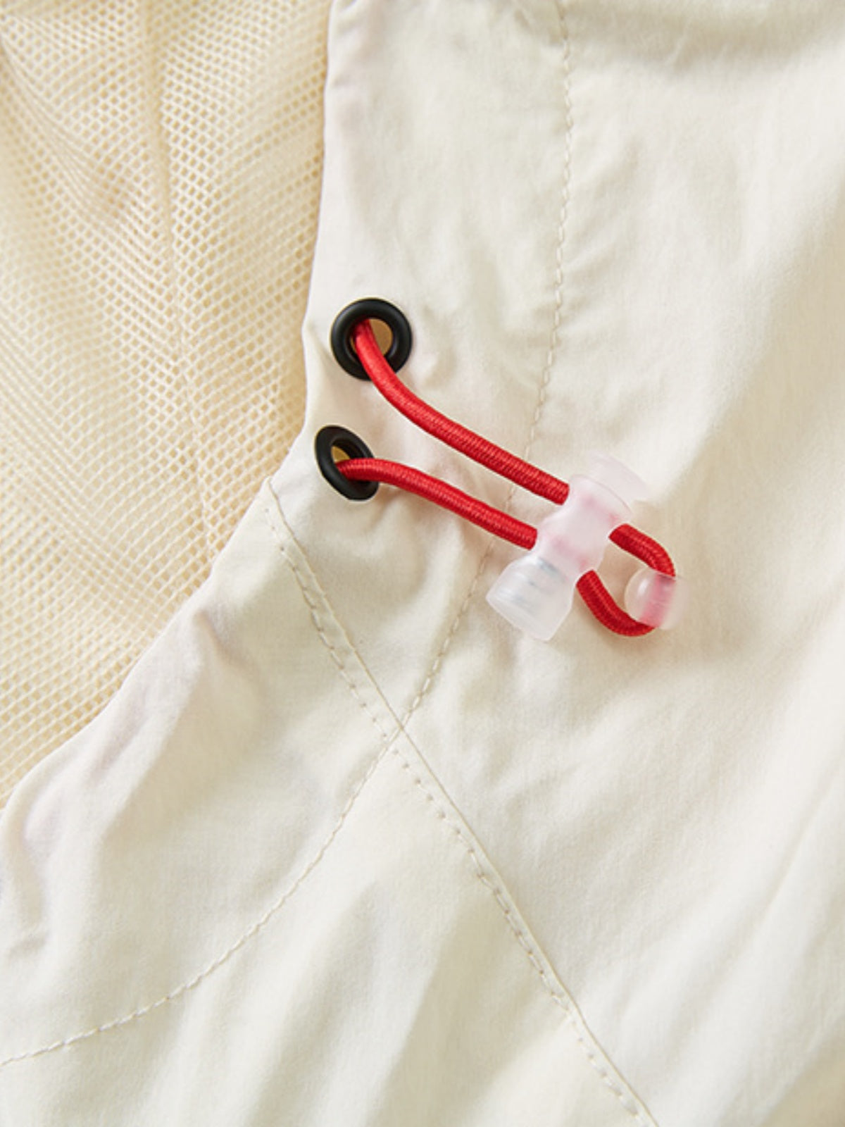 Haaura Colorblock Drawstring Hooded Jacket