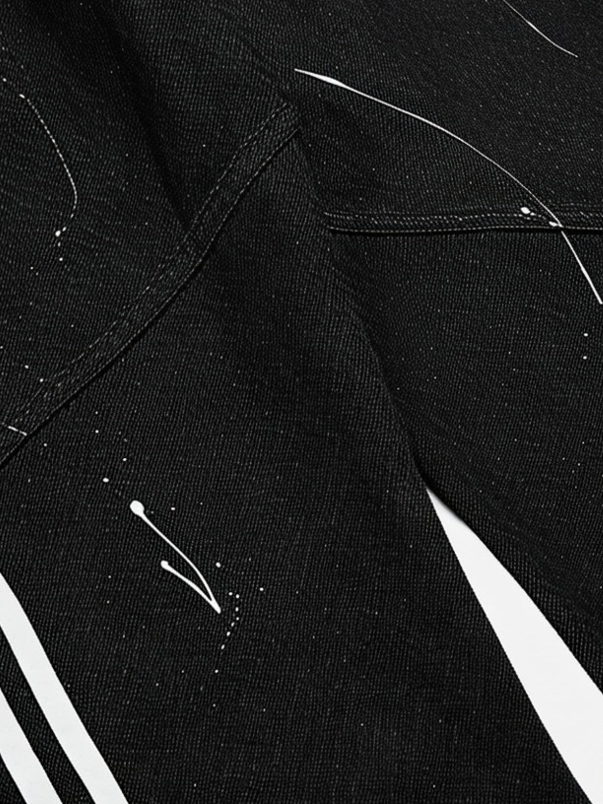 Haaura Splatter Baggy Barrel Jeans