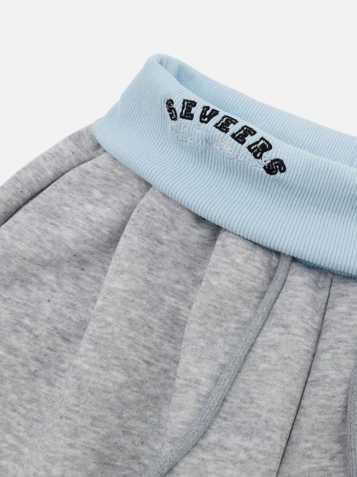 Haaura Contrast Waist Curved Pocket Sweatpants