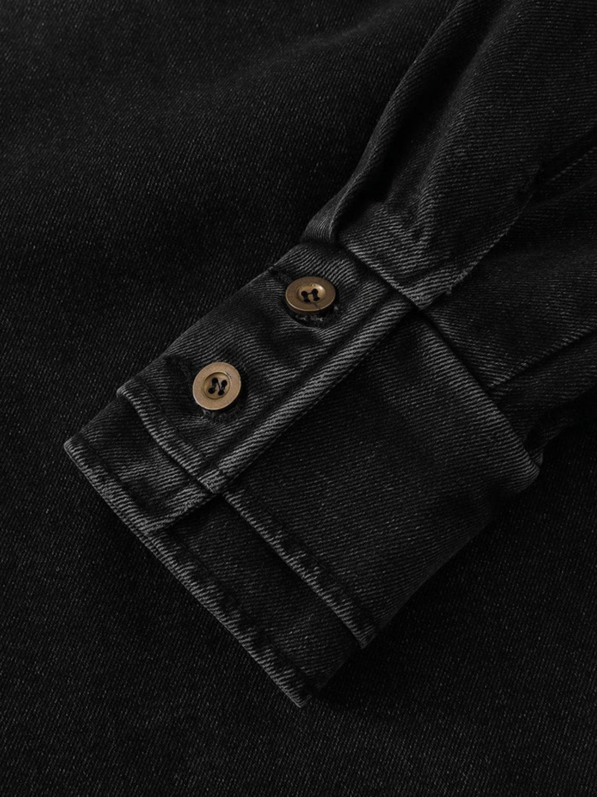 Haaura Button Washed Denimi Jacket