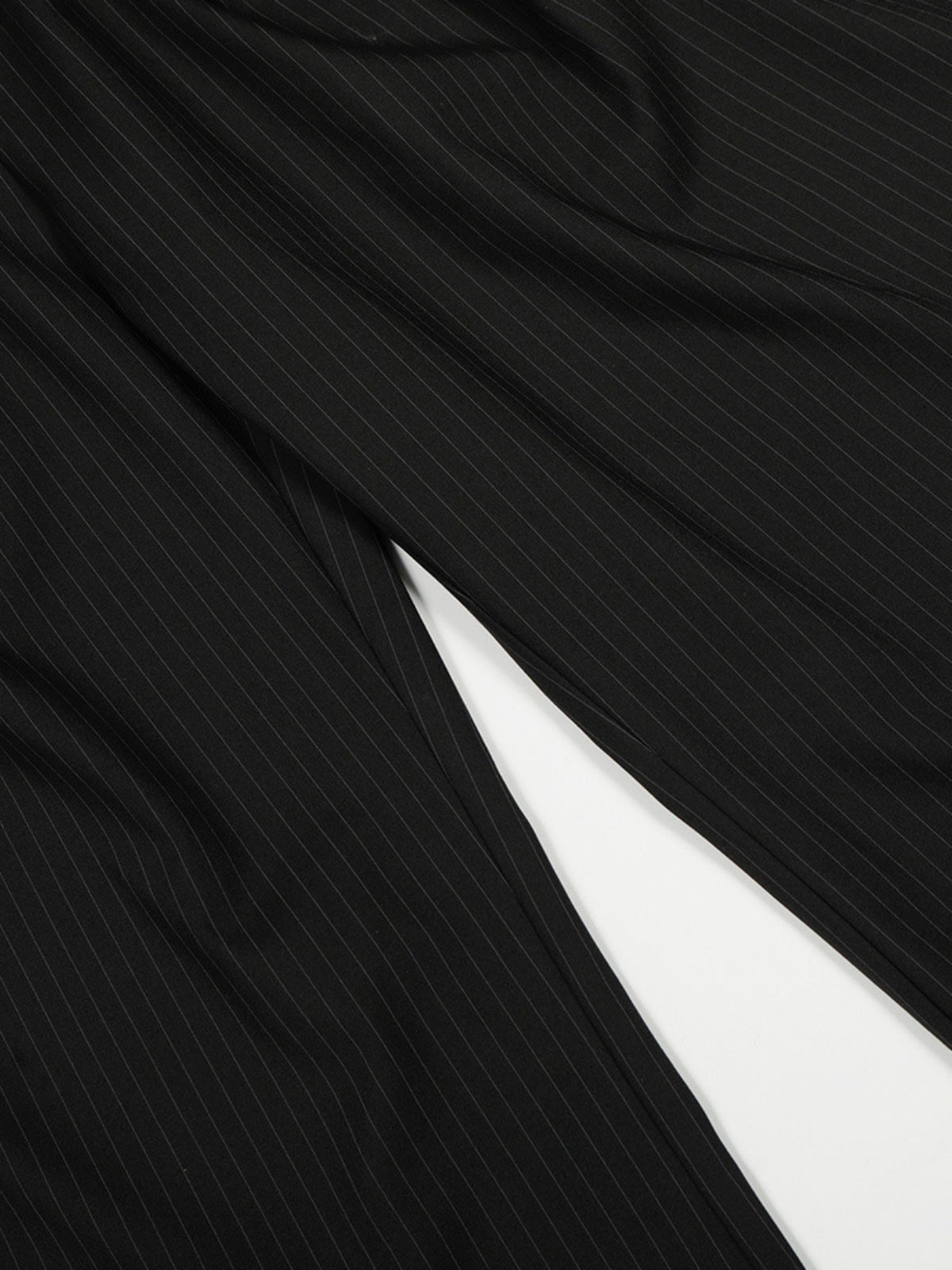Haaura Stripe Metal Button Super Baggy Pants