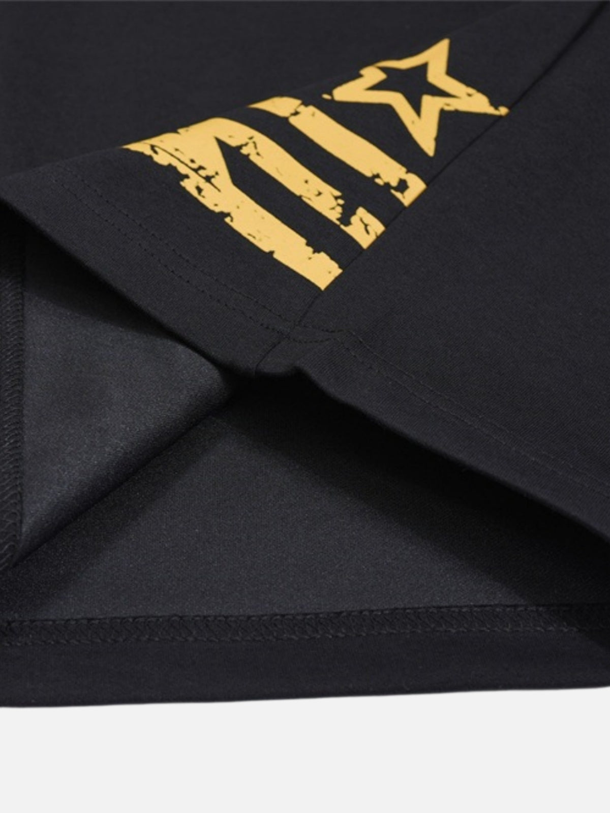 Haaura Contrast Waist Graffiti Star Sweatpants