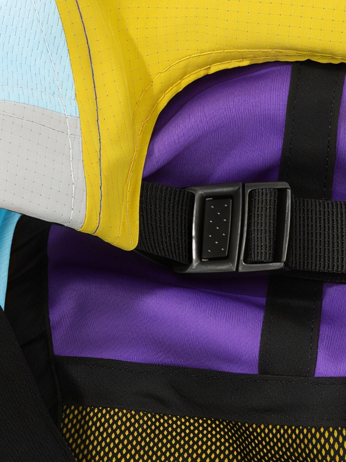 Color Block Mesh Cap