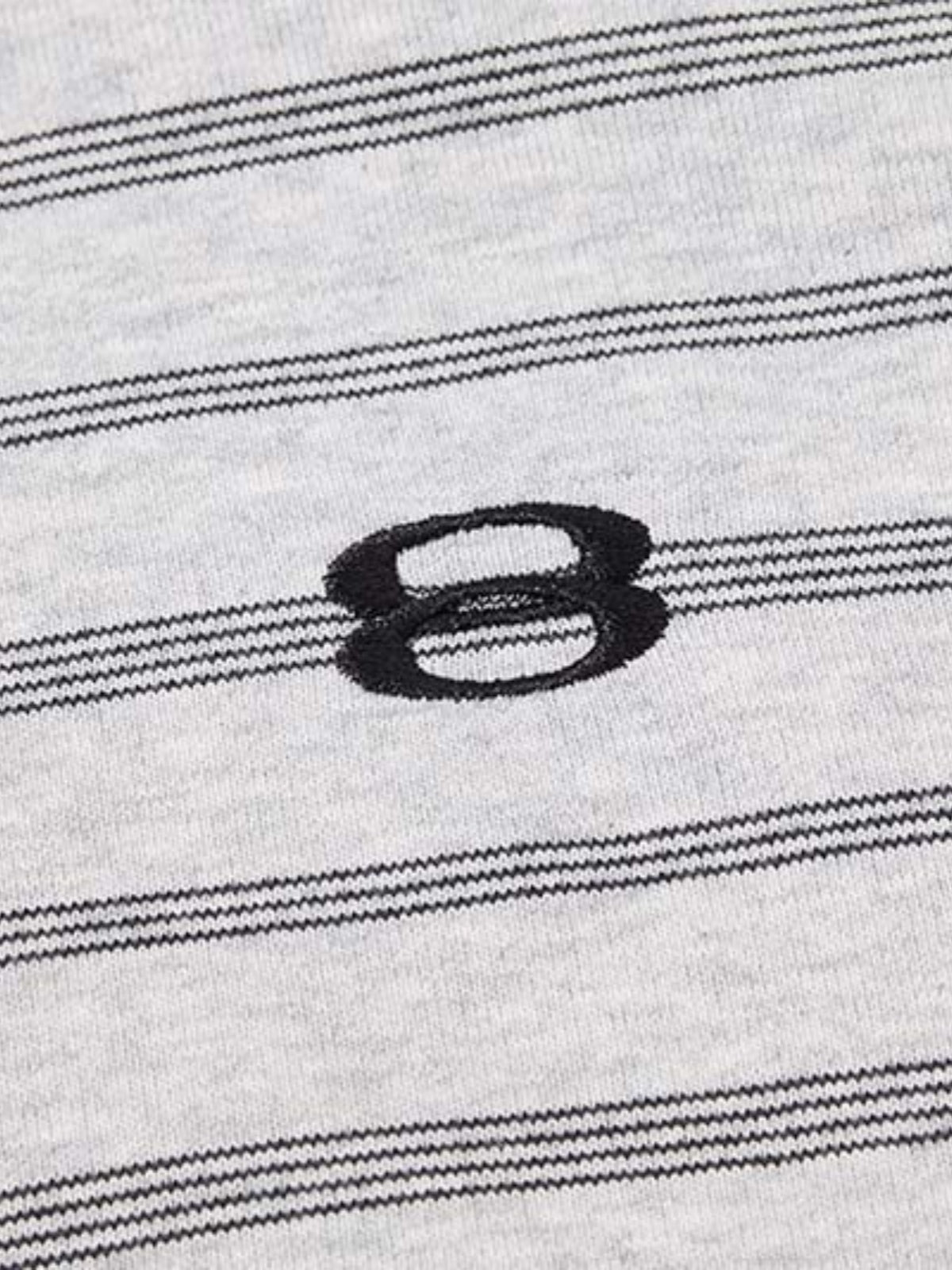 Haaura Stripe Zip Up Hoodie
