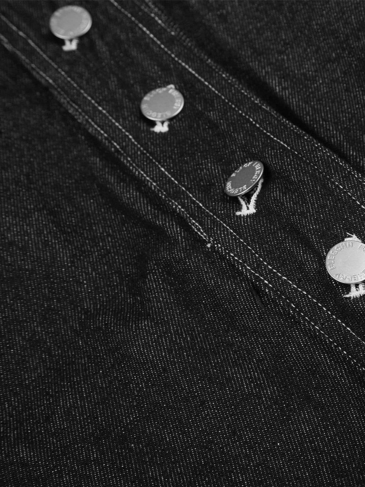 Haaura Contrast Stitch Denim Jacket