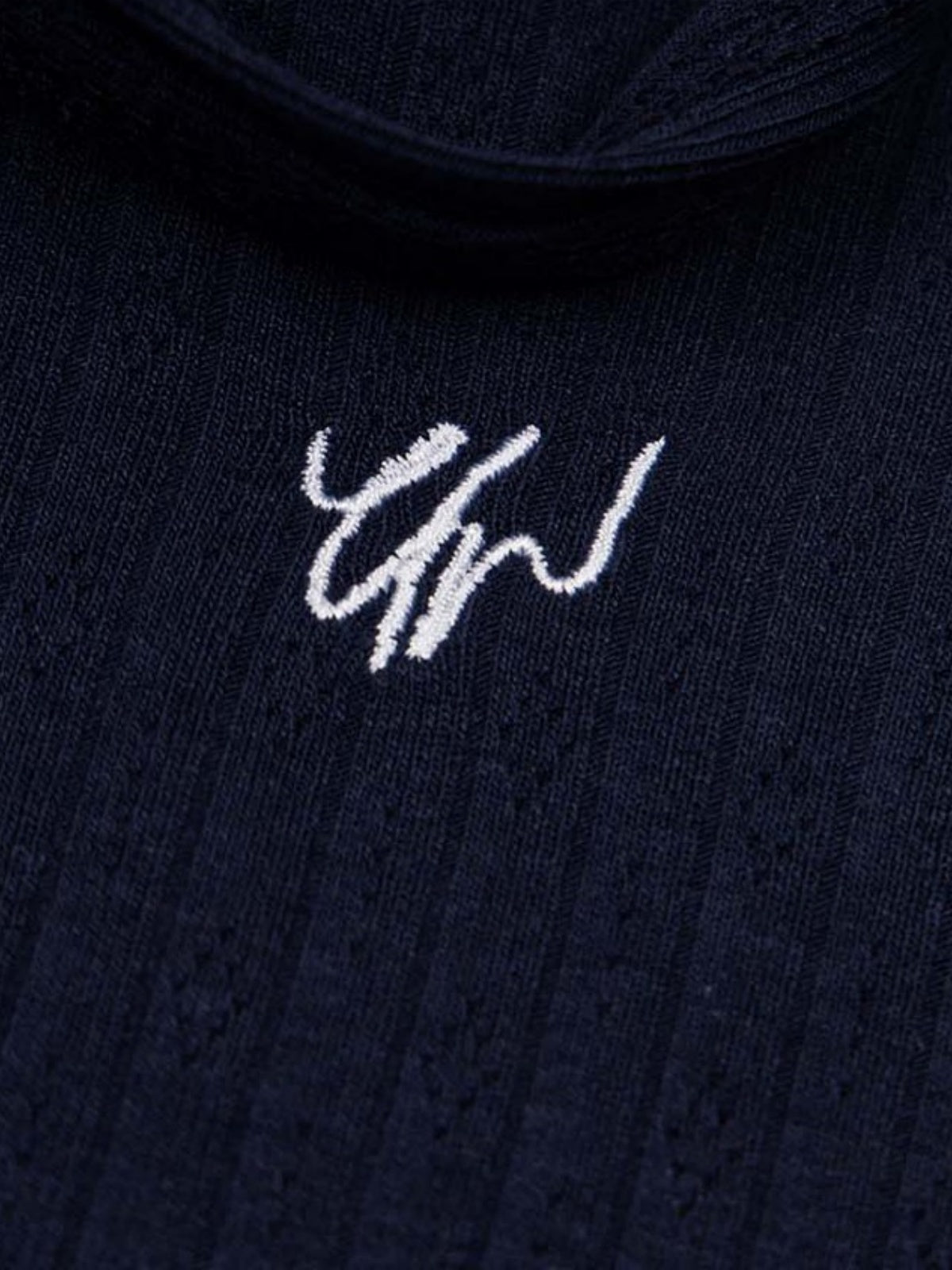 Haaura Ribbed Tie-Neck Tee