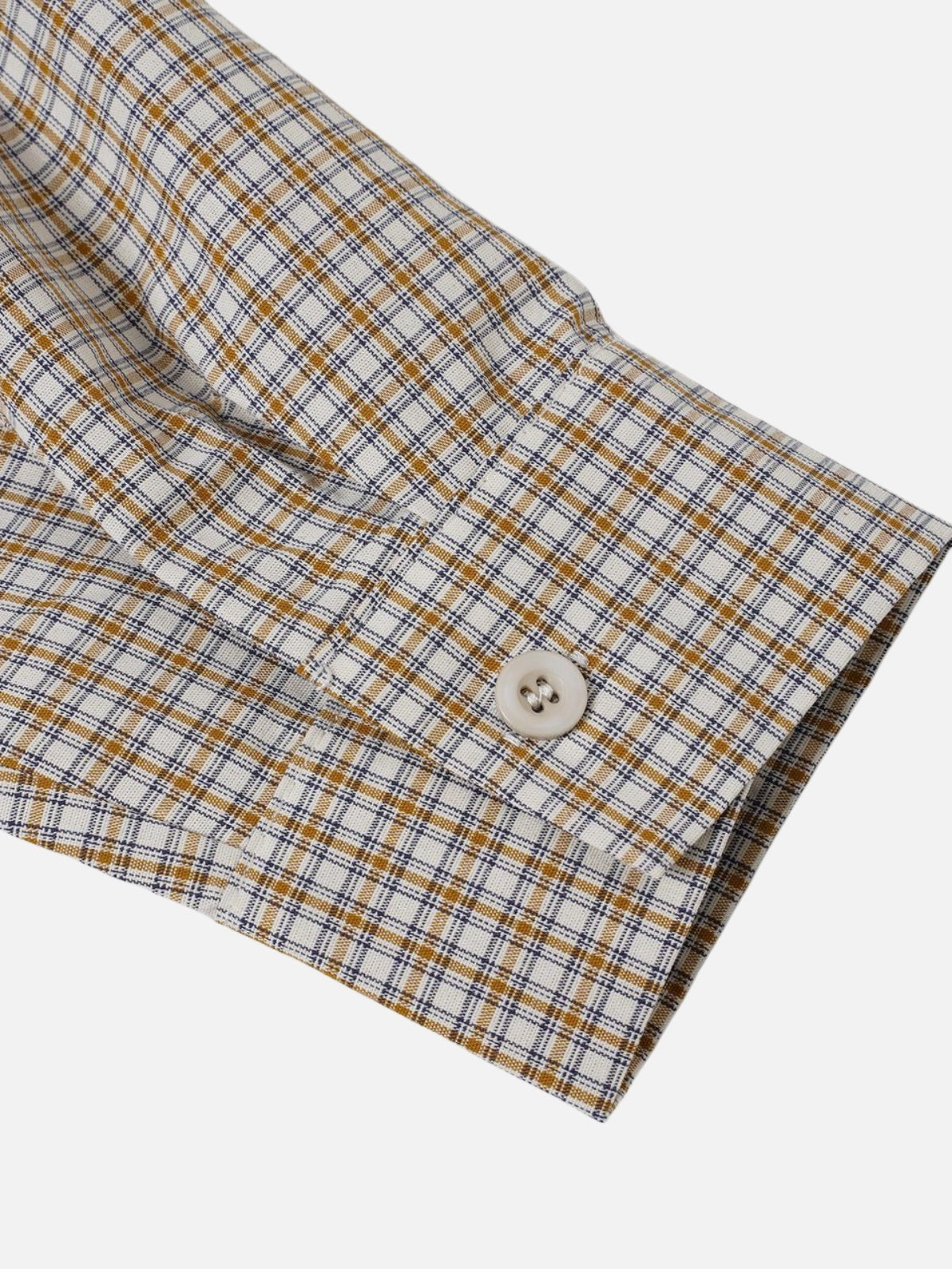 Haaura Cat Applique Plaid Contrast Collar Shirt