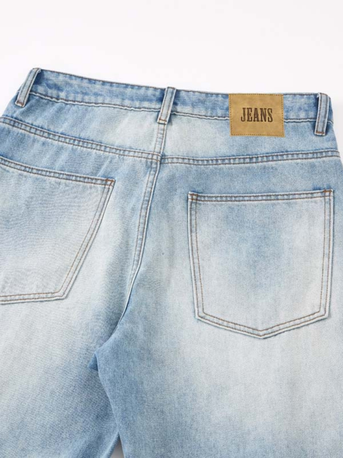Haaura Seam Panel Baggy Barrel Jeans