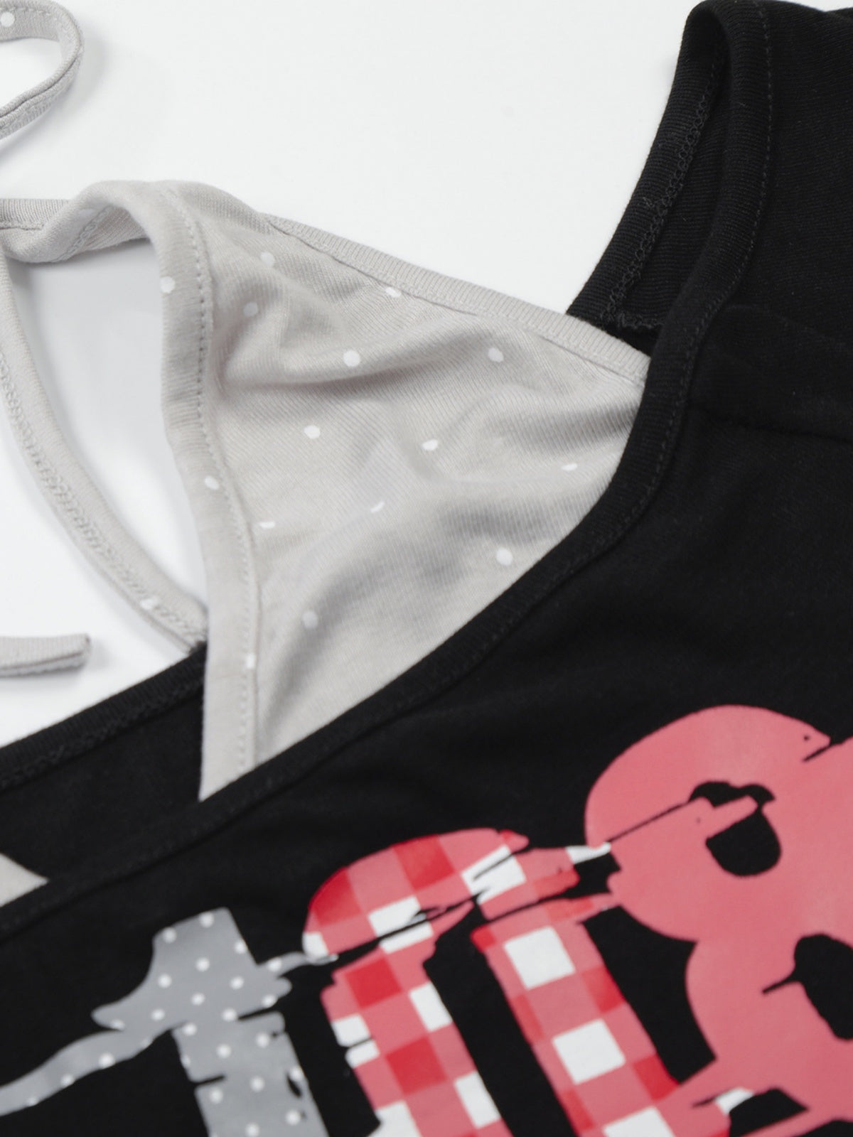 Haaura Halter Layered Tee
