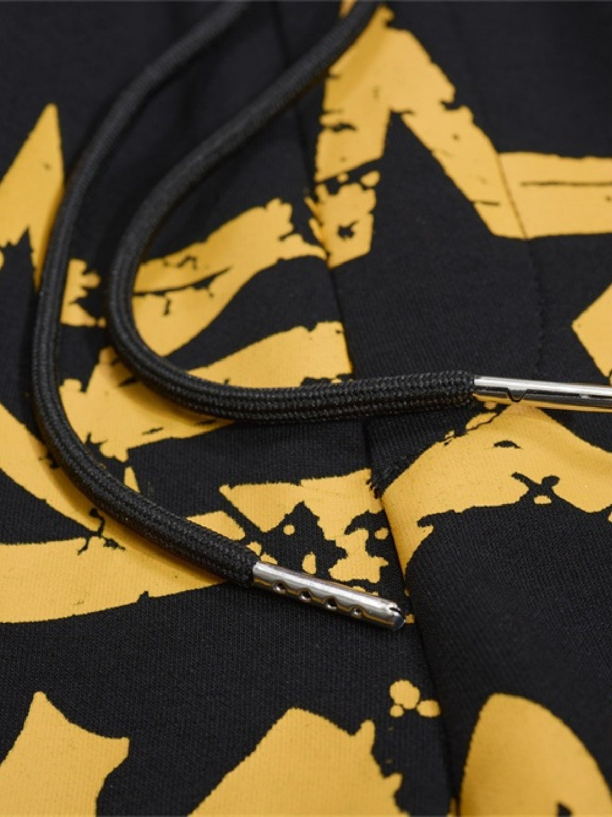Haaura Contrast Waist Graffiti Star Sweatpants