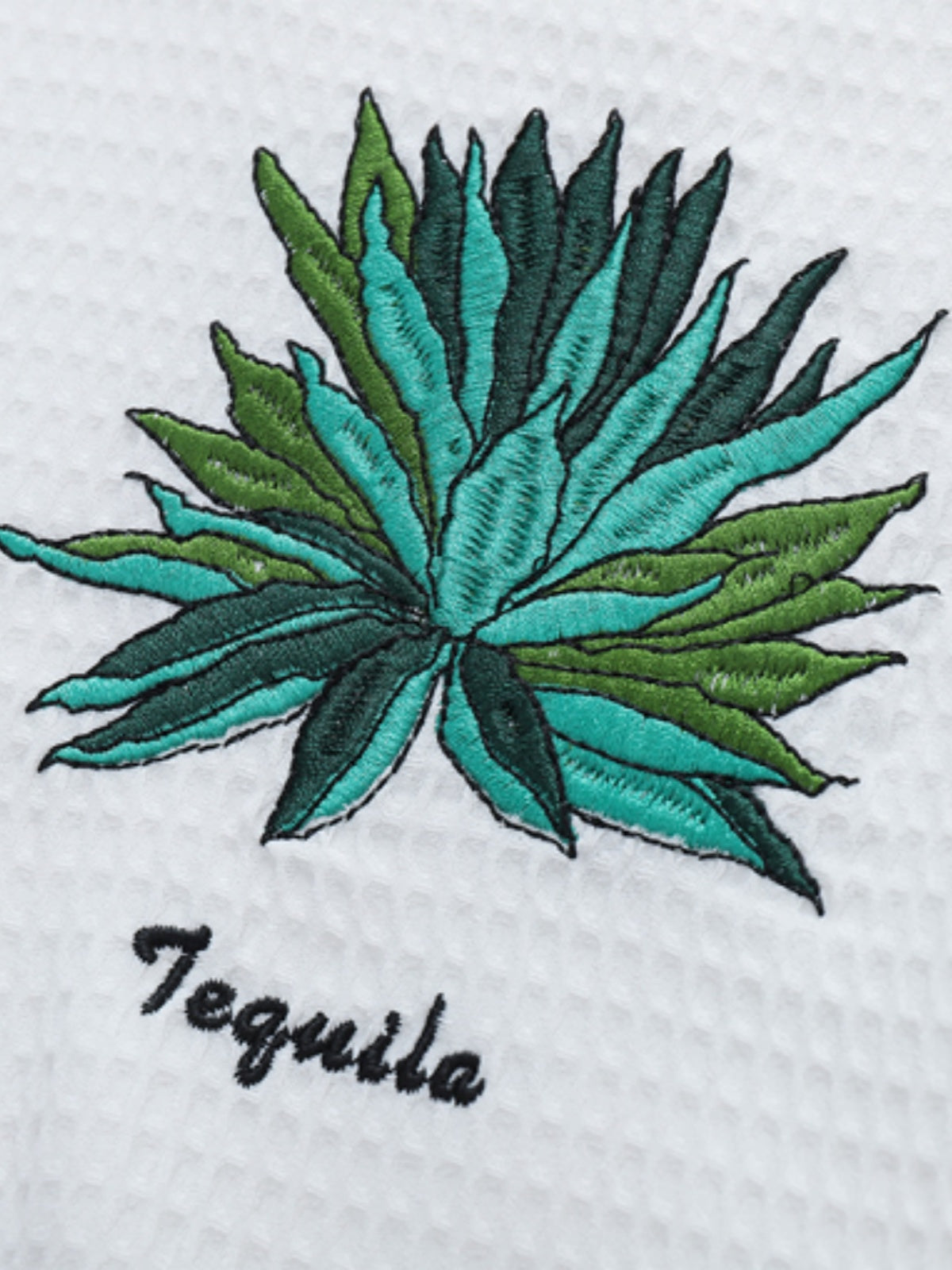 Haaura Botanical Embroidered Short Sleeve Shirt