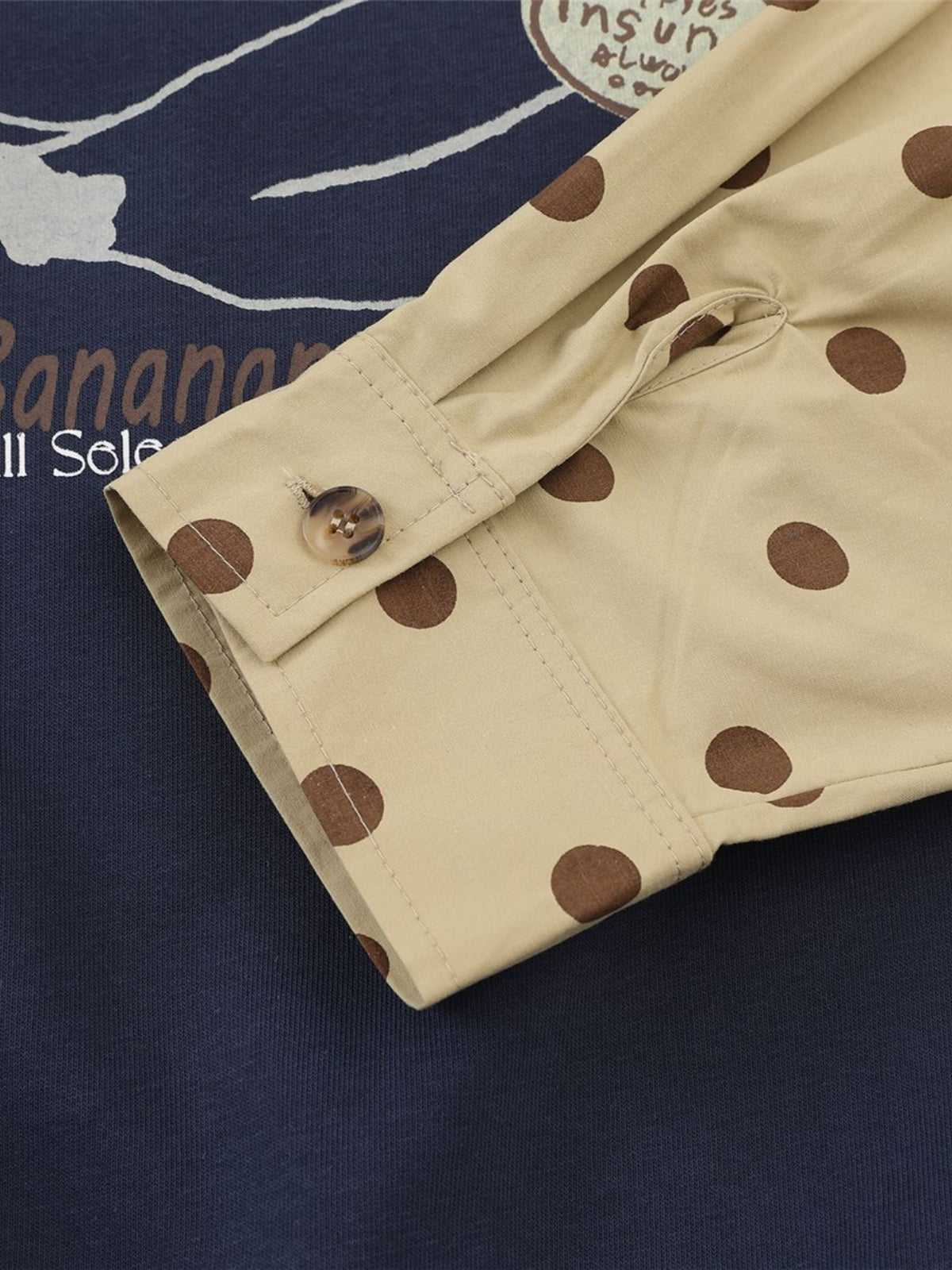 Haaura Banana Graphic Layered Sweatshirt